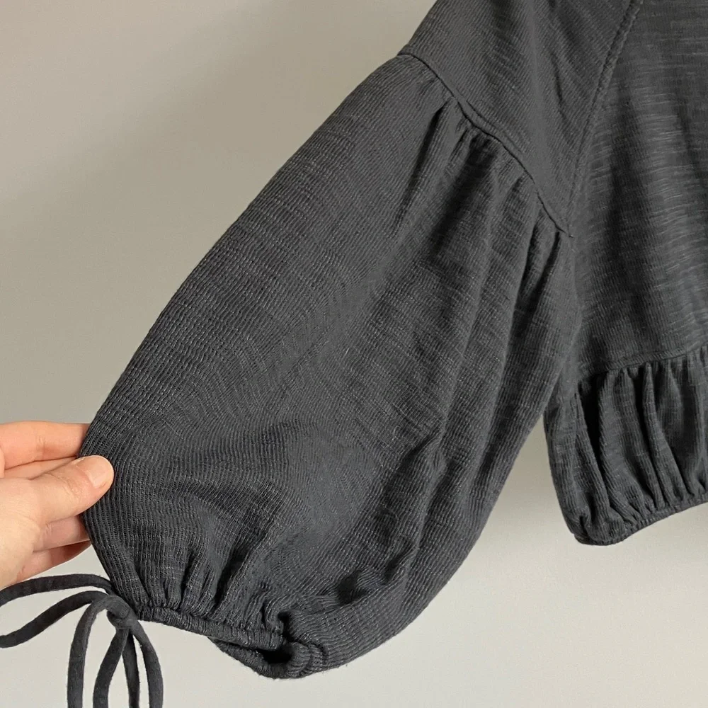 Aerie Endless Summer Crew sweatshirt grey size small oversized NWT - Picture 5 of 9